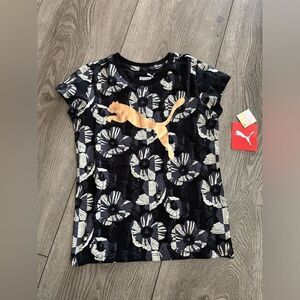 Puma girls graphic t shirt